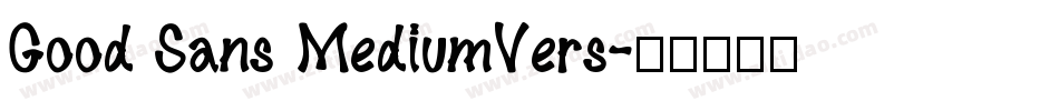 Good Sans MediumVers字体转换